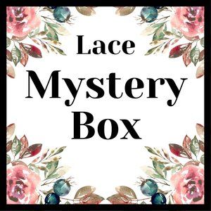 5 Piece Lace Mystery Box with a Beautiful Pink Scarf and Bag